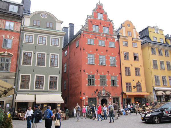 Maisons du vieux Stockholm. Photo Martin Dubois